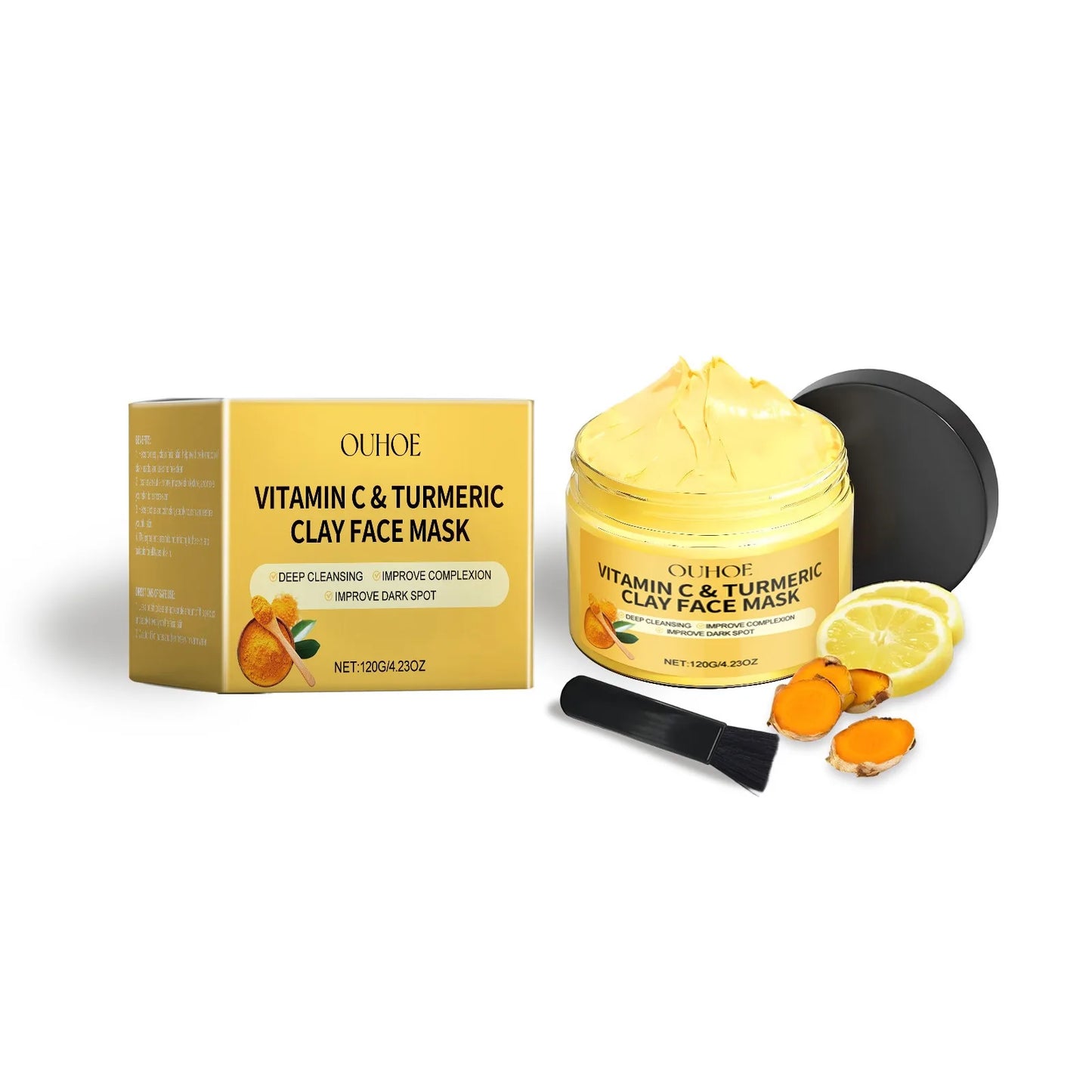 Turmeric + Vitamin C Deep Cleaning Exfoliating facial mask