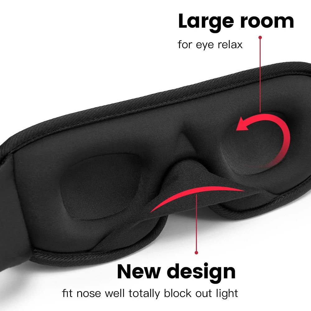 Breathable 3D Black Out Sleeping Mask