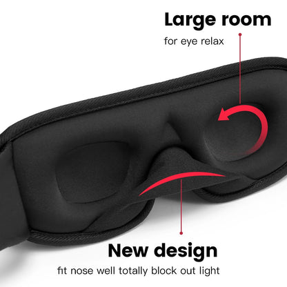 Breathable 3D Black Out Sleeping Mask