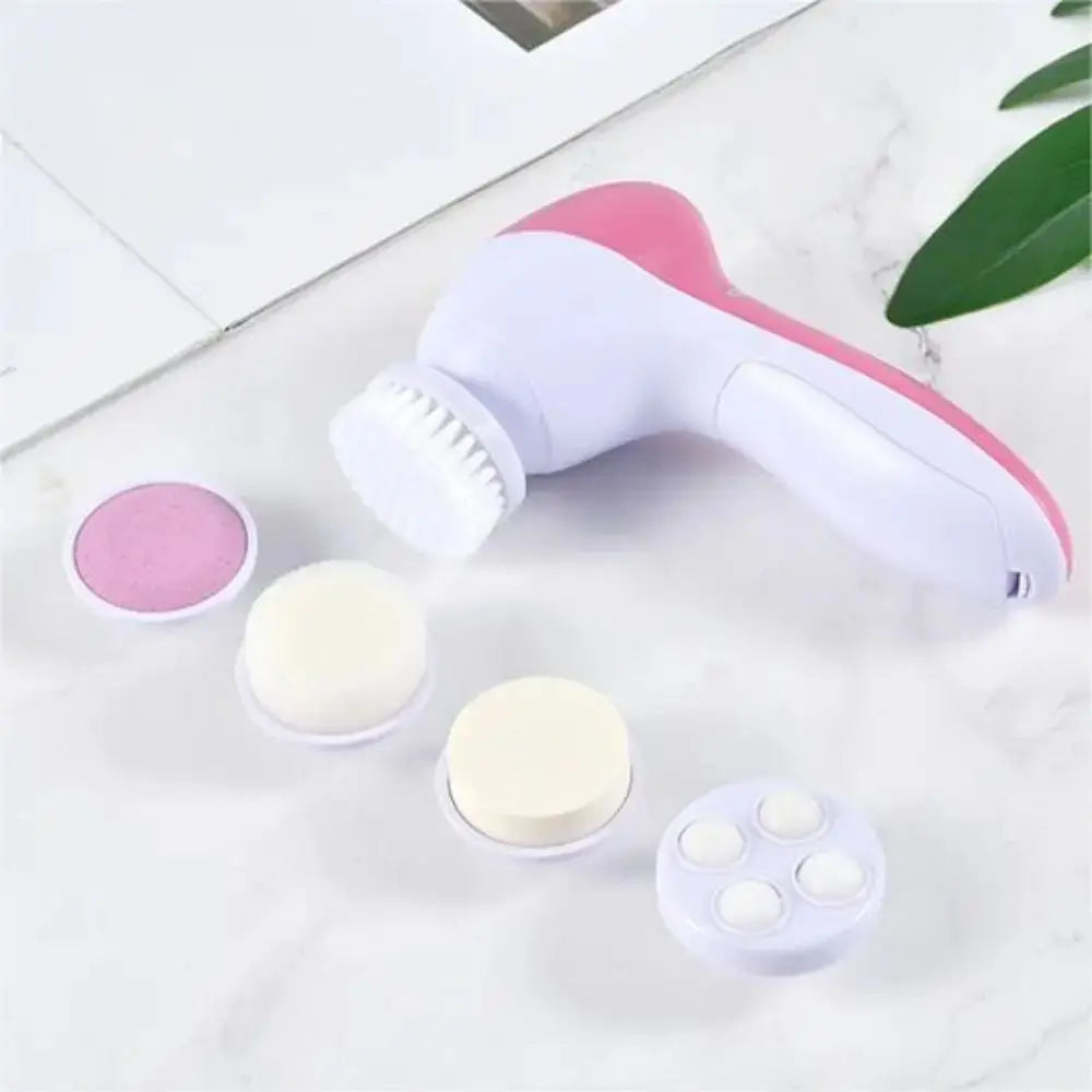 5-In-1 Electric Deep Cleansing Rotating Scrubber