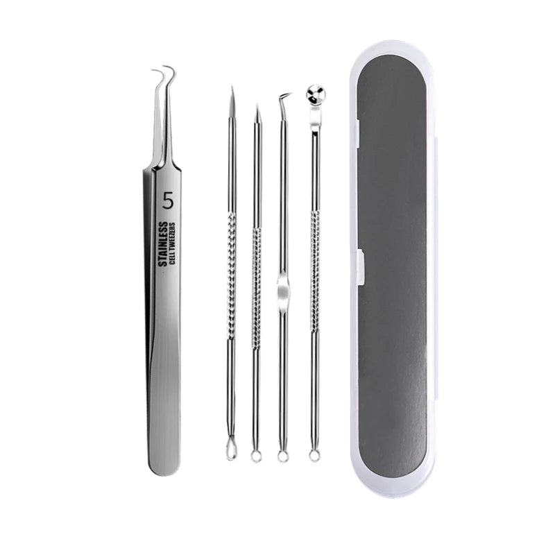 Stainless Steel  Pimple/Blackhead Removal Needle Kit