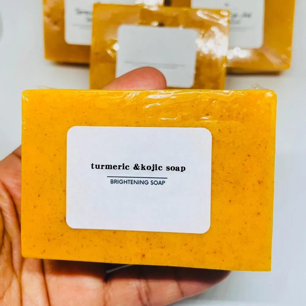 Turmeric Kojic Acid Handmade Shower and Facial Soap