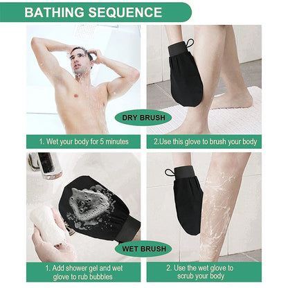 Exfoliating Moroccan Hammam Bath Scrubbing Glove