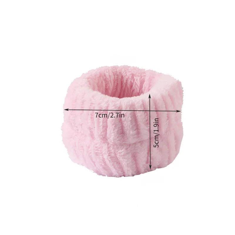 Sponge Spa Headband with Wristbands for Washing Face