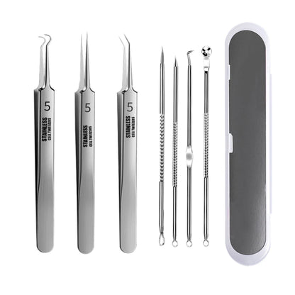 Stainless Steel  Pimple/Blackhead Removal Needle Kit