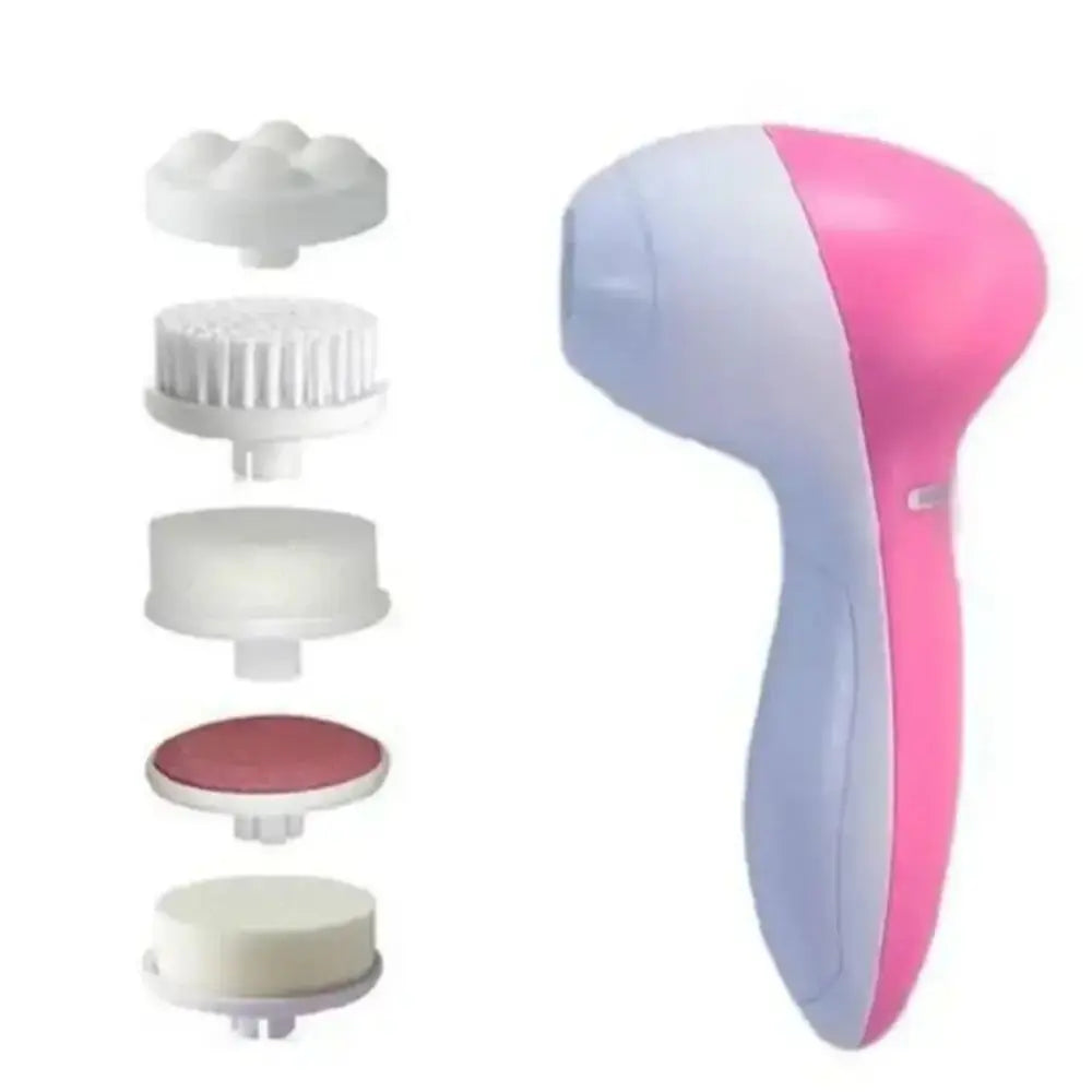 5-In-1 Electric Deep Cleansing Rotating Scrubber