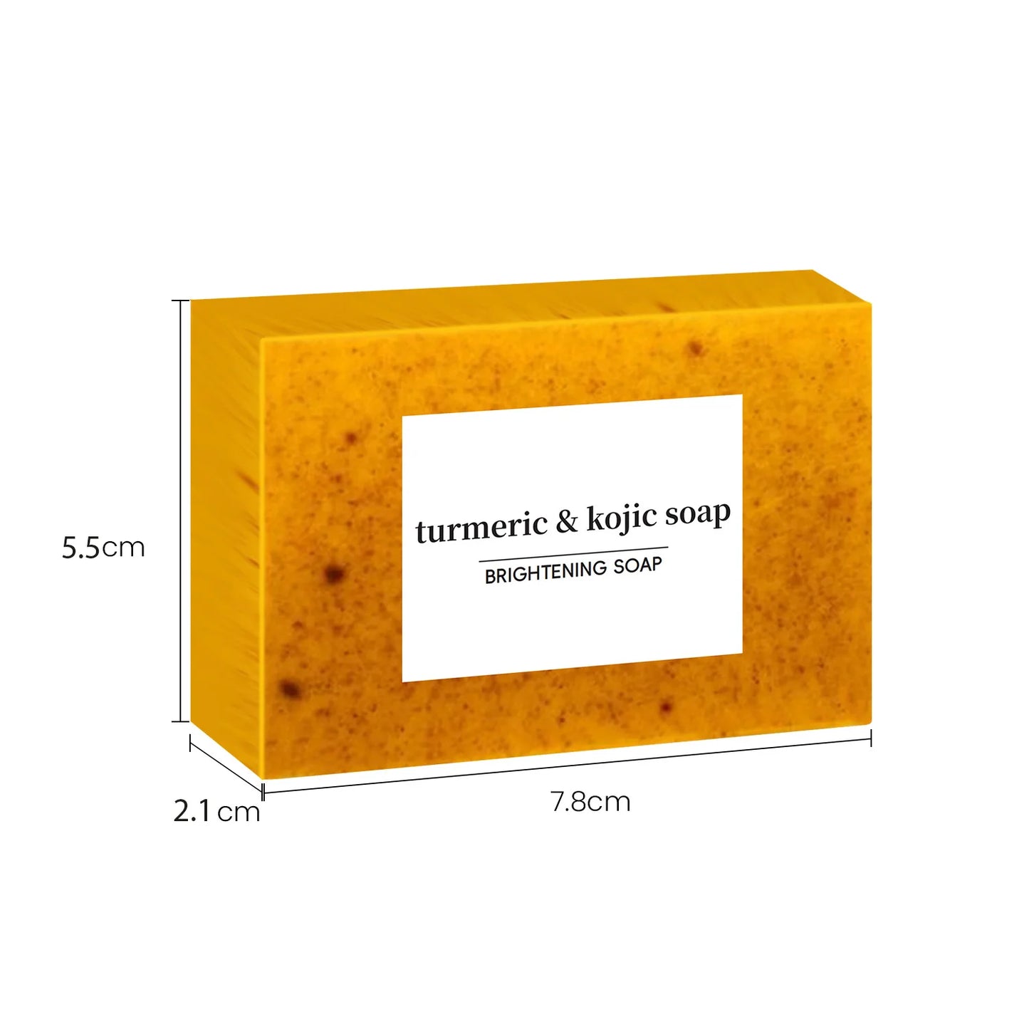 Turmeric Kojic Acid Handmade Shower and Facial Soap