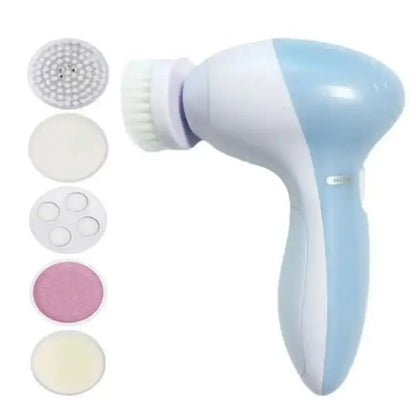 5-In-1 Electric Deep Cleansing Rotating Scrubber