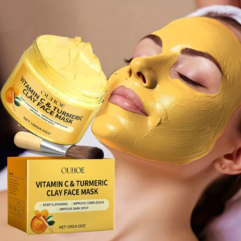 Turmeric + Vitamin C Deep Cleaning Exfoliating facial mask