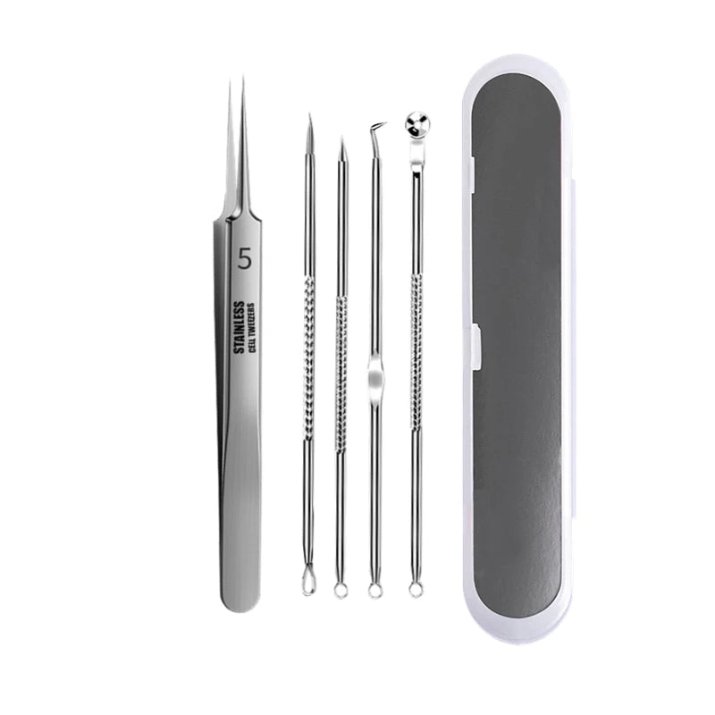 Stainless Steel  Pimple/Blackhead Removal Needle Kit