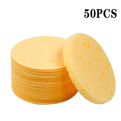 Natural Wood Pulp Face Cleansing Sponges