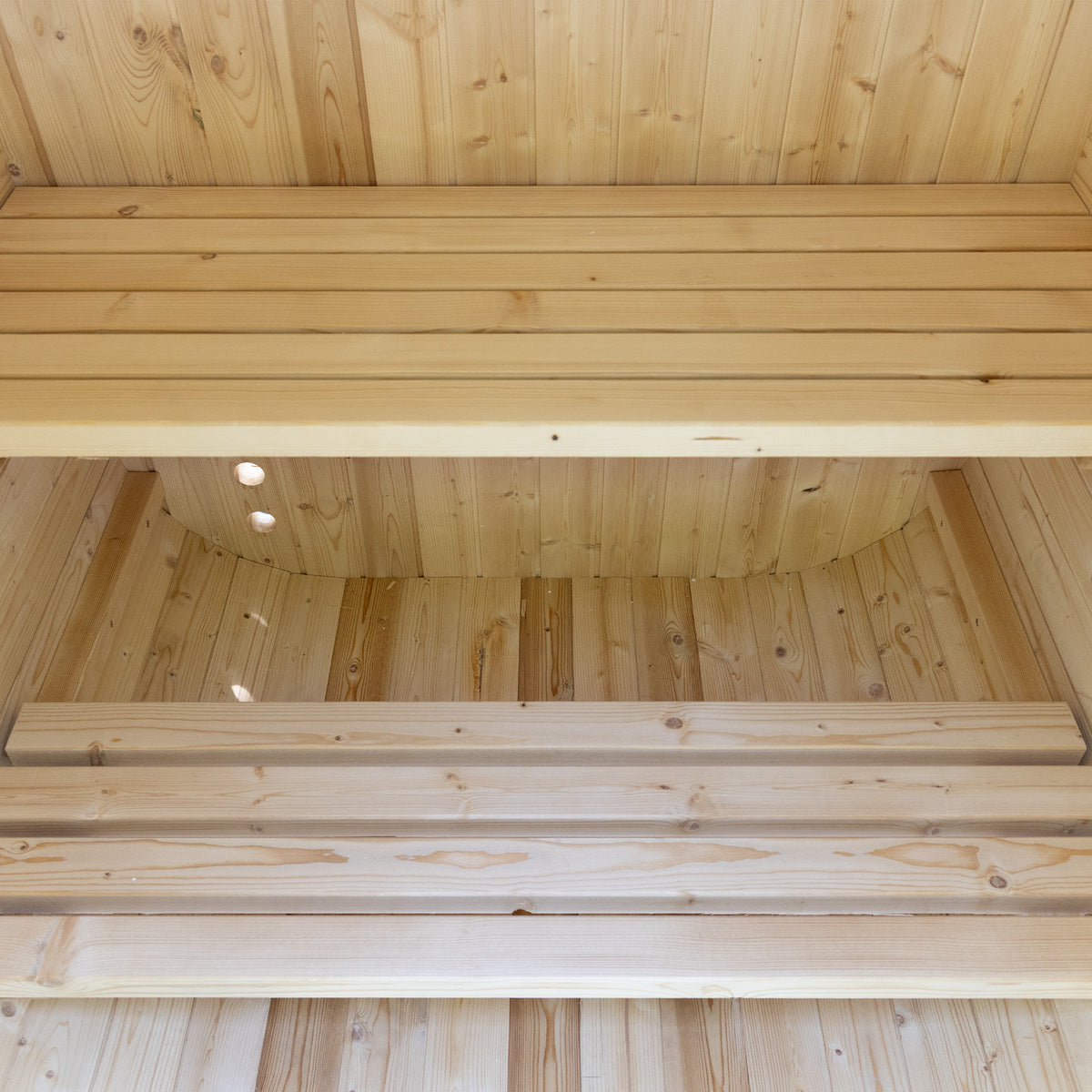 Auris One Outdoor Barrel Sauna — 1-2 Person Cedar Sauna