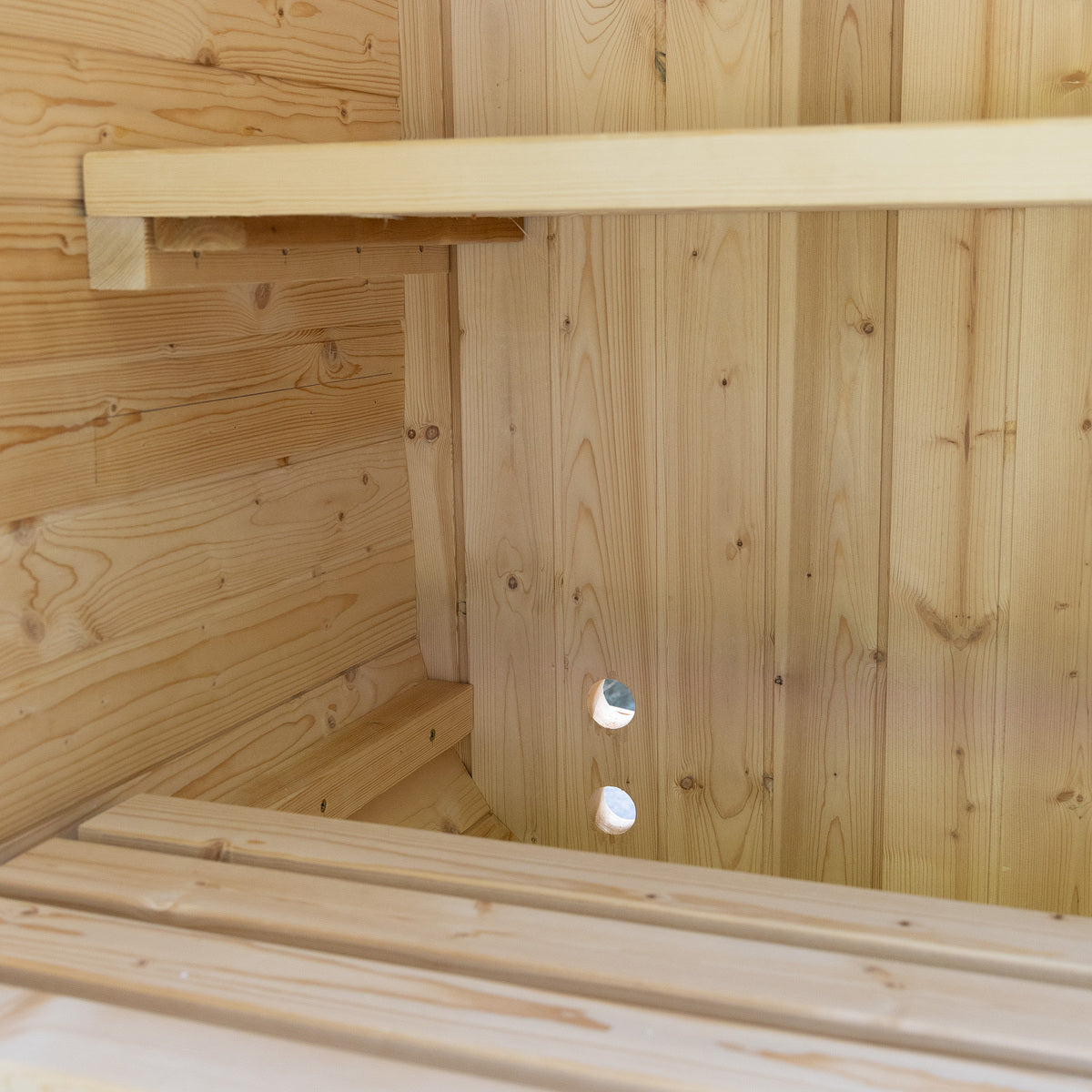 Auris One Outdoor Barrel Sauna — 1-2 Person Cedar Sauna