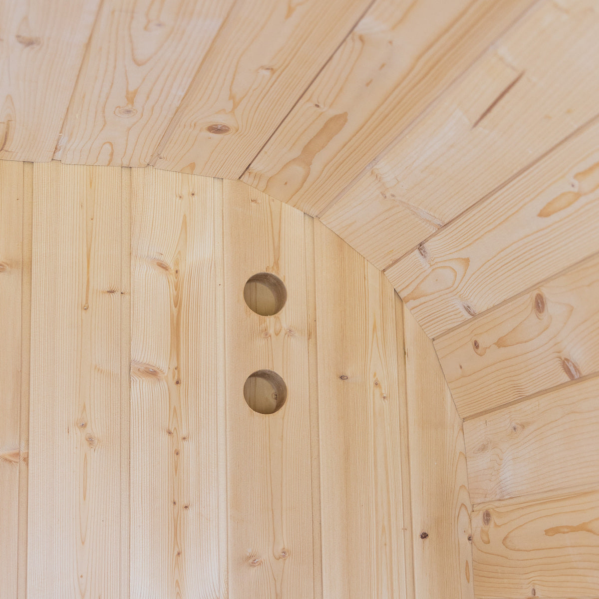 Auris One Outdoor Barrel Sauna — 1-2 Person Cedar Sauna